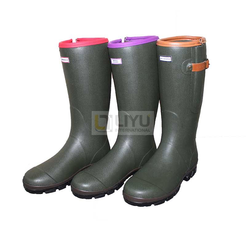 Hunting Boots Men‘s Waterproof Rubber Boots Durable Anti Slip Outdoor Rain Boots