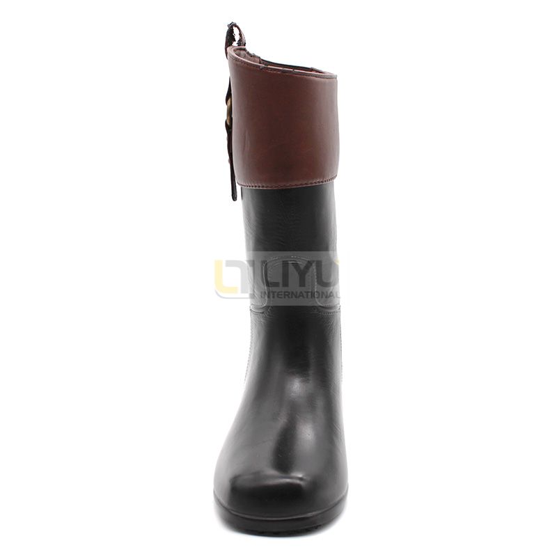 Slush Riding Boots Women's Outdoor Riding Boots Are Waterproof with Elastic Strip